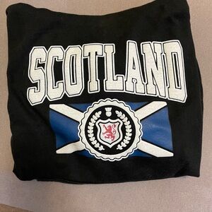 Black Scotland Flag Hoodie
